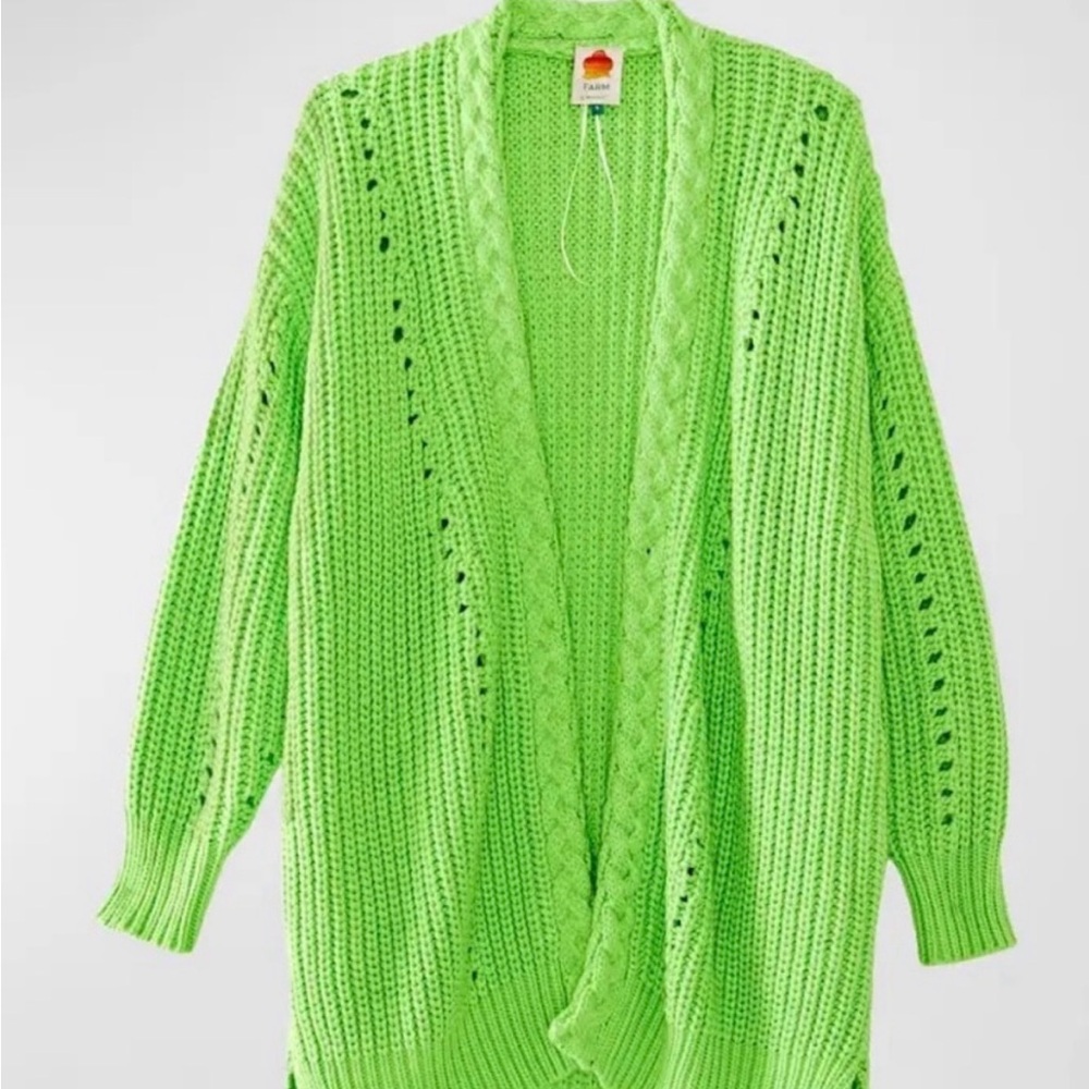 FARM Rio Vibrant Green Women's Cardigan